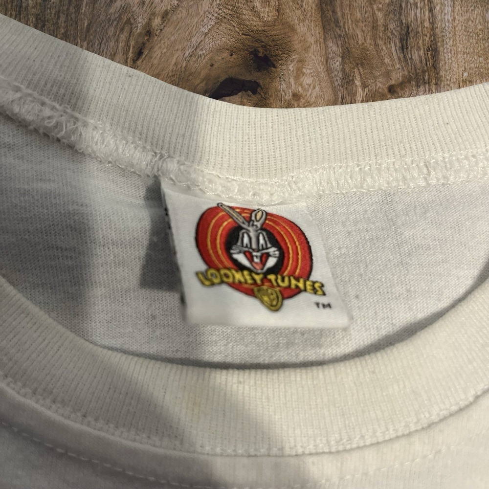 Y2K Looney Tunes Marvin The Martian Cropped‎ Shirt Womens Small - Picture 4 of 4